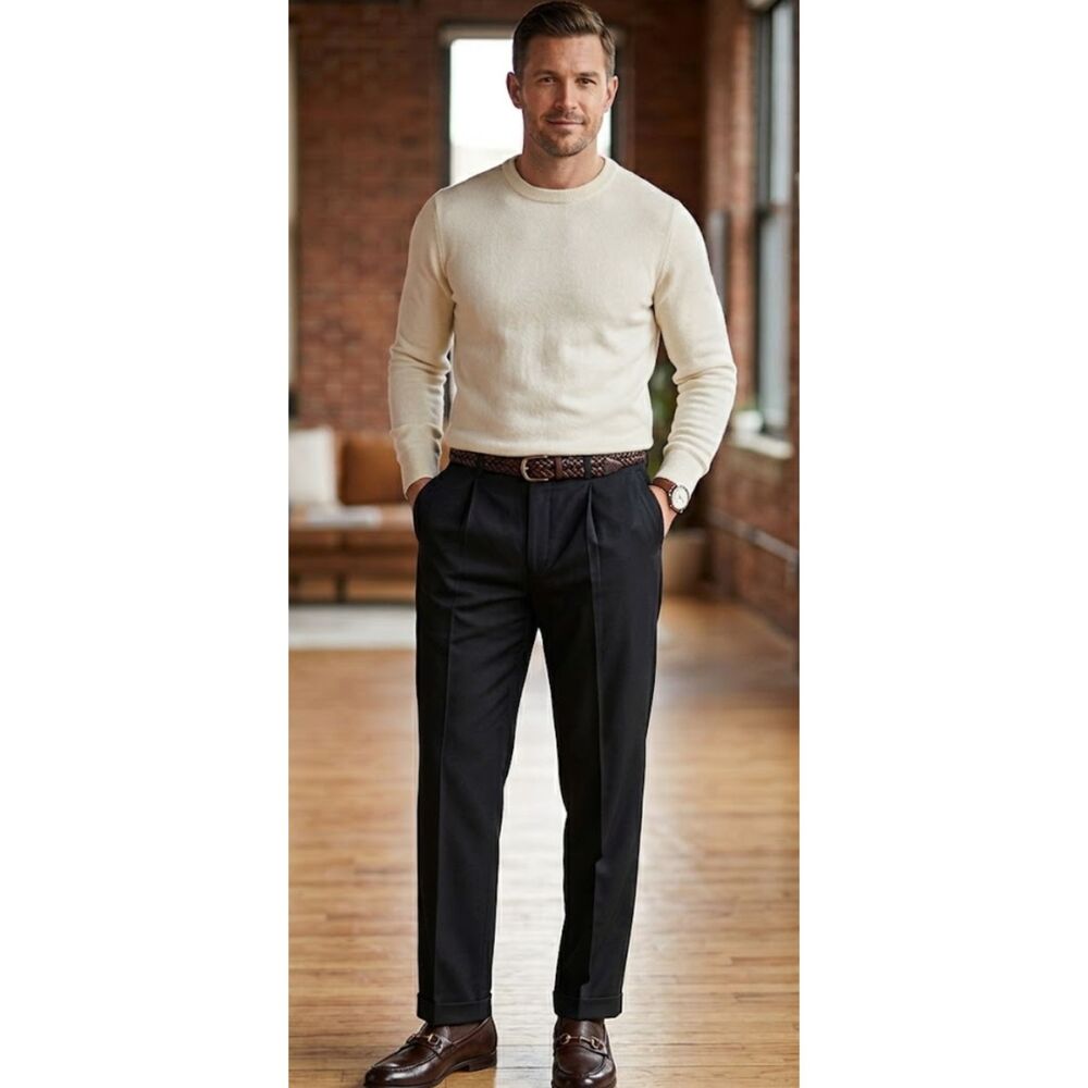 New Izod SportFlex Pleated Dress Pants Men's Size 32 x 32